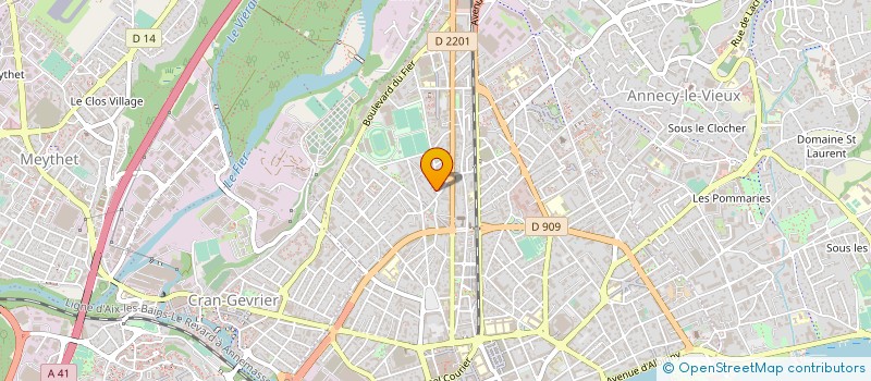 localisation de l'entreprise MONSIEUR NICOLAS DUTREIGE à ANNECY