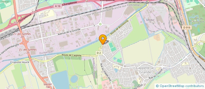 localisation de l'entreprise MONSIEUR NICOLAS DUVAL  CAPPELLE-LA-GRANDE