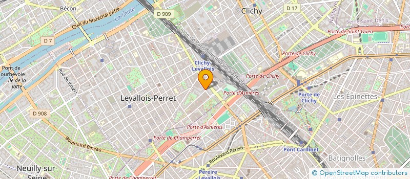 localisation de l'entreprise MONSIEUR NICOLAS DUVAL à LEVALLOIS-PERRET