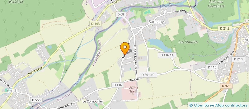 localisation de l'entreprise MONSIEUR NICOLAS DUVAL à SAUSSAY
