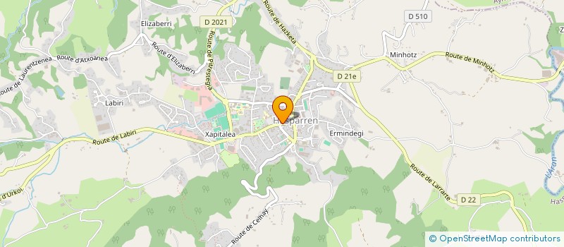 localisation de l'entreprise MONSIEUR NICOLAS DUVAL  HASPARREN