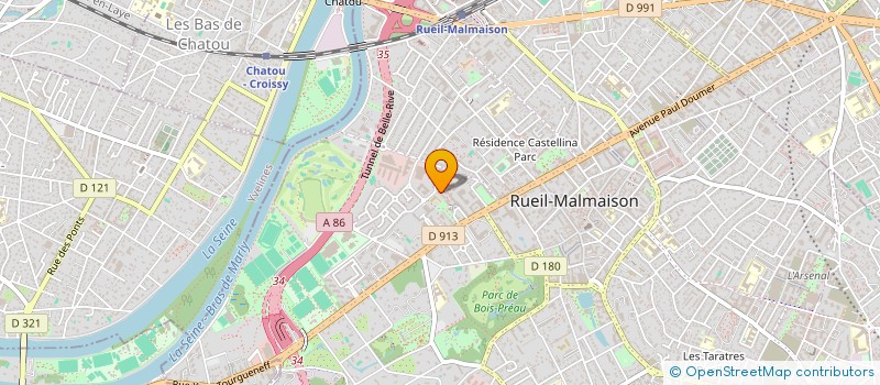 localisation de l'entreprise MONSIEUR NICOLAS DUVAL à RUEIL-MALMAISON