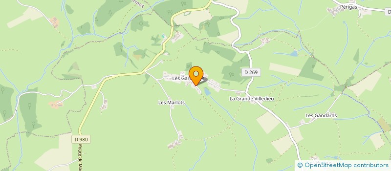 localisation de l'entreprise MONSIEUR NICOLAS DUVERNE  LES BIZOTS