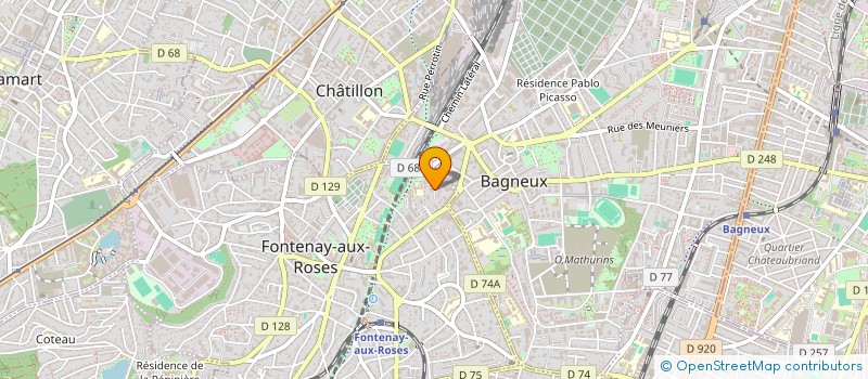 localisation de l'entreprise MONSIEUR NICOLAS DZIERWA à FONTENAY-AUX-ROSES