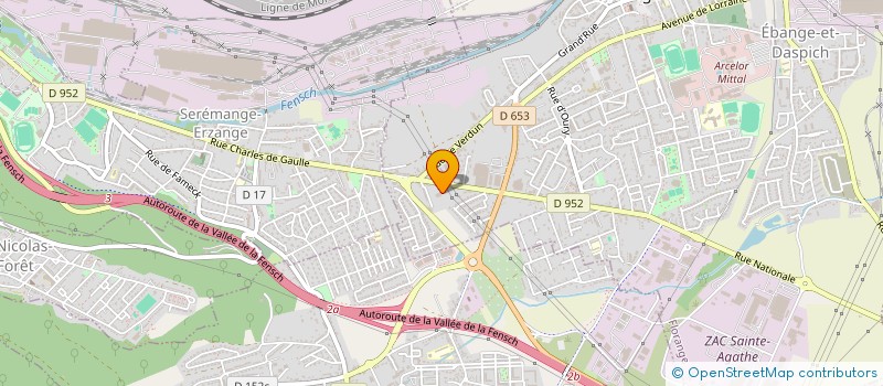 localisation de l'entreprise MONSIEUR NICOLAS E COSTA  FLORANGE