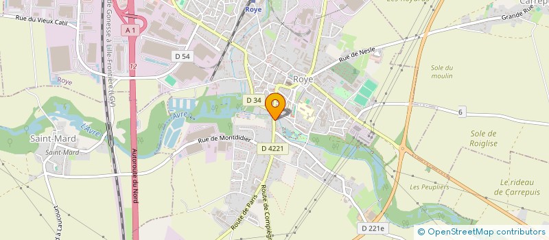 localisation de l'entreprise MONSIEUR NICOLAS ECARNOT à ROYE