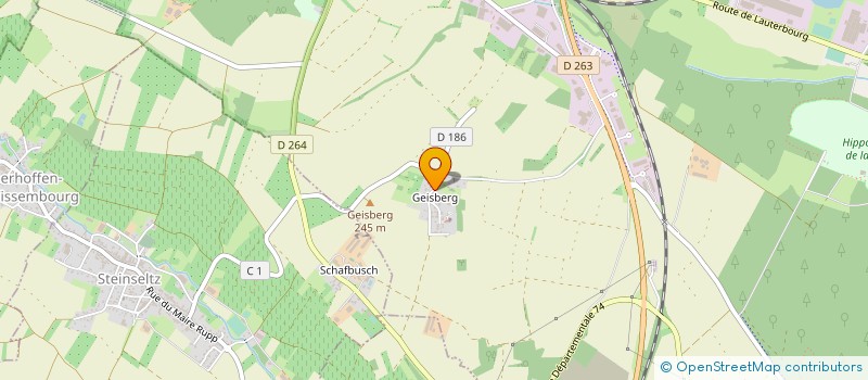 localisation de l'entreprise MONSIEUR NICOLAS EHRISMANN  STEINSELTZ