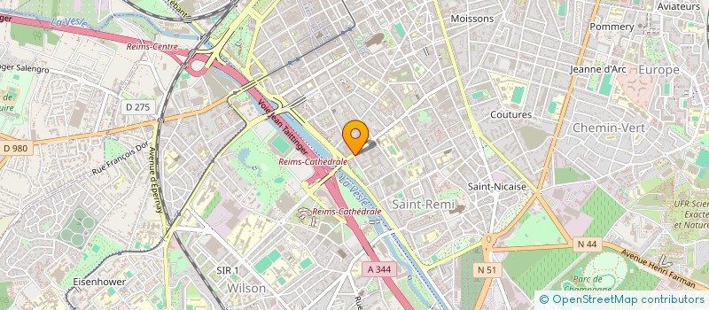 localisation de l'entreprise MONSIEUR NICOLAS EHRMANN à REIMS