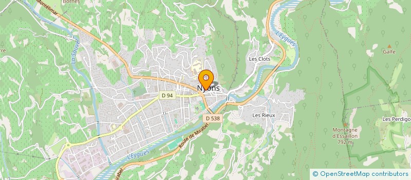 localisation de l'entreprise MONSIEUR NICOLAS EIBNER  NYONS