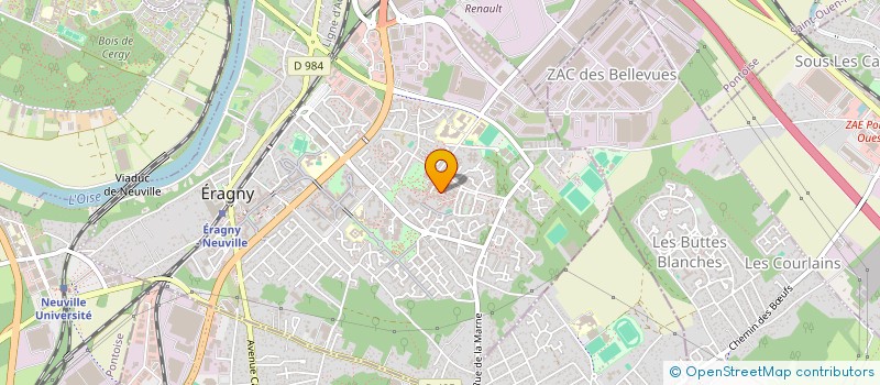 localisation de l'entreprise MONSIEUR NICOLAS EKELOU EMENGA  ERAGNY