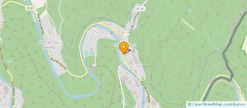 localisation de l'entreprise MONSIEUR NICOLAS ELECTRE  LES HAUTES-RIVIERES