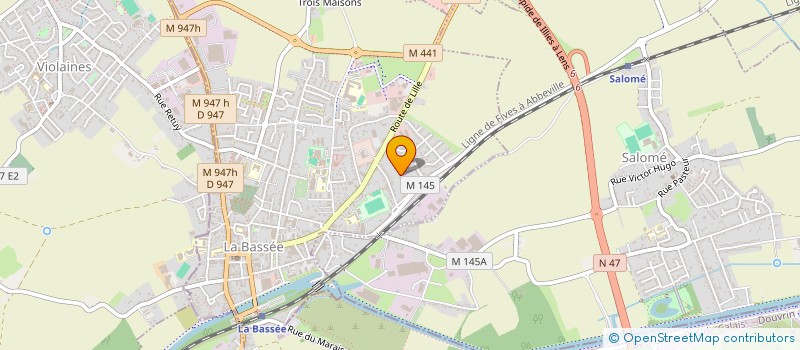 localisation de l'entreprise MONSIEUR NICOLAS ENGRAND  LA BASSEE