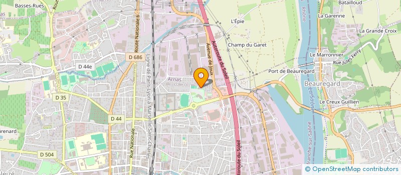 localisation de l'entreprise MONSIEUR NICOLAS ERIC GILBERT BEAUNE  VILLEFRANCHE-SUR-SAONE