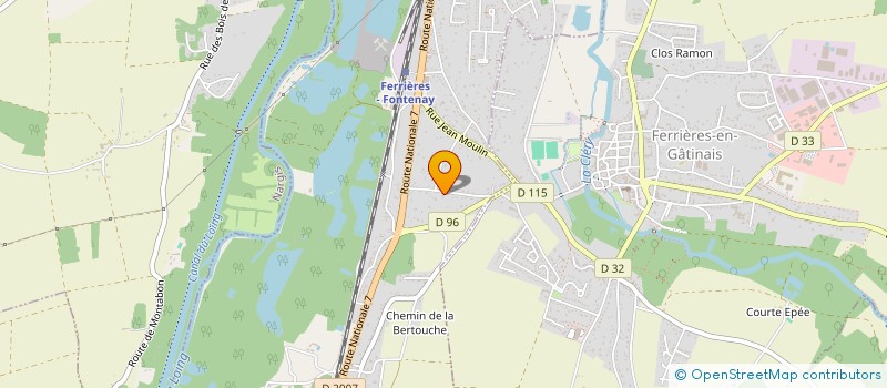 localisation de l'entreprise MONSIEUR NICOLAS ERMEL  FONTENAY-SUR-LOING