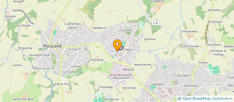 localisation de l'entreprise MONSIEUR NICOLAS ESPAGNOL  PLOUZANE