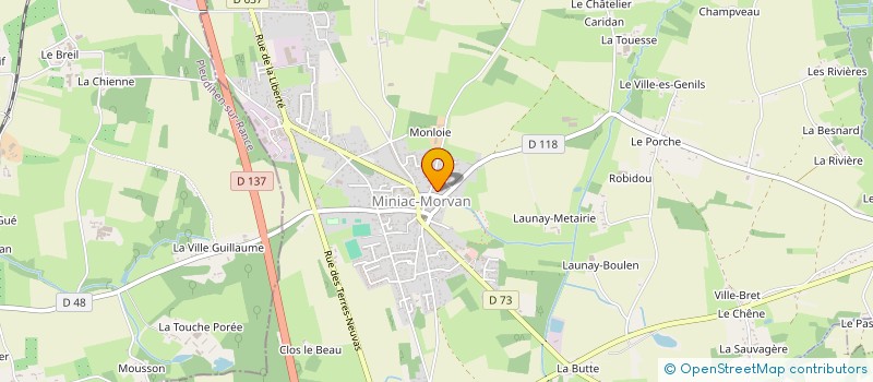 localisation de l'entreprise MONSIEUR NICOLAS ESPENON  MINIAC-MORVAN