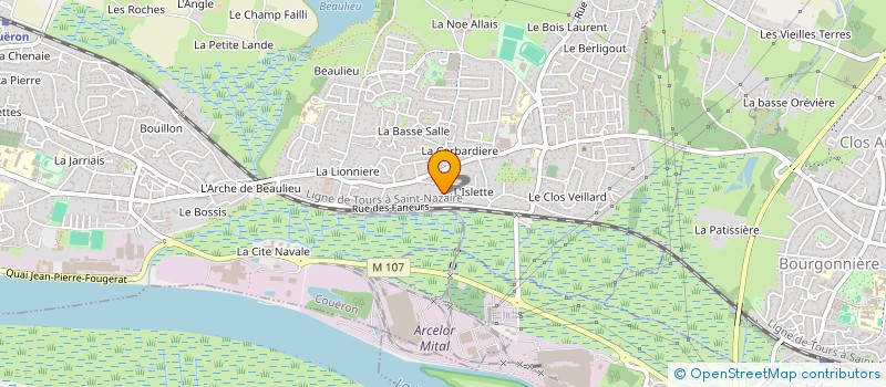 localisation de l'entreprise MONSIEUR NICOLAS ESPIN à COUERON