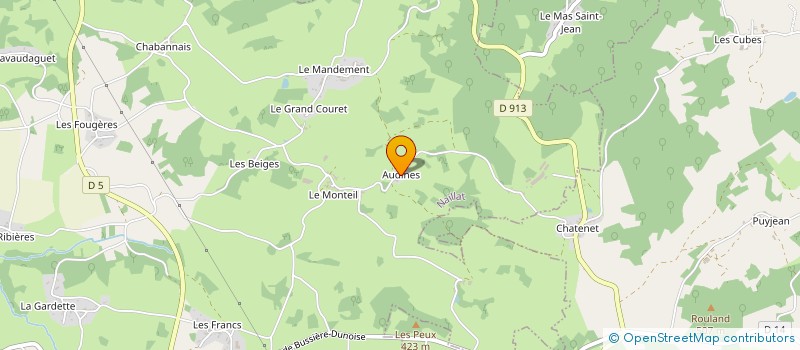 localisation de l'entreprise MONSIEUR NICOLAS ESTERLE à NAILLAT