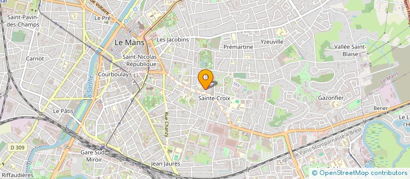 localisation de l'entreprise MONSIEUR NICOLAS ETIENNE  LE MANS