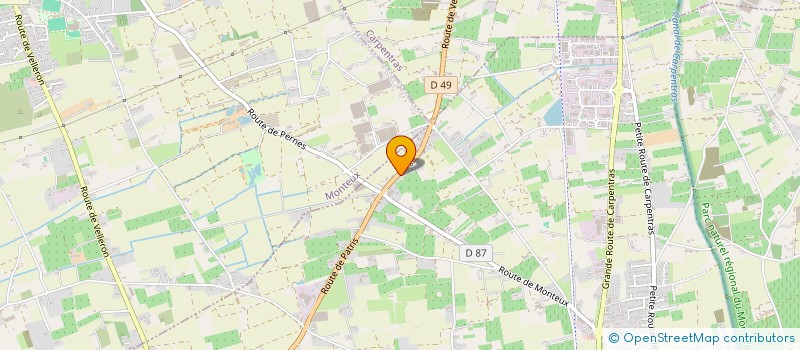 localisation de l'entreprise MONSIEUR NICOLAS EUDELINE  PERNES-LES-FONTAINES