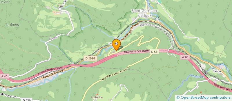 localisation de l'entreprise MONSIEUR NICOLAS EVRARD  SAINT-GERMAIN-DE-JOUX