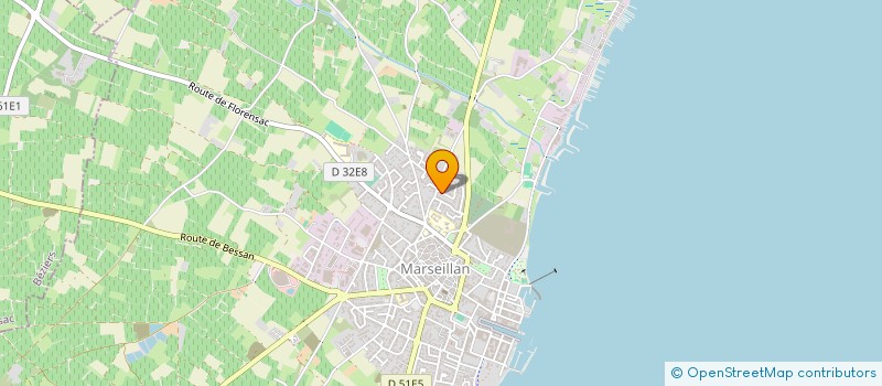 localisation de l'entreprise MONSIEUR NICOLAS EVRIN à MARSEILLAN