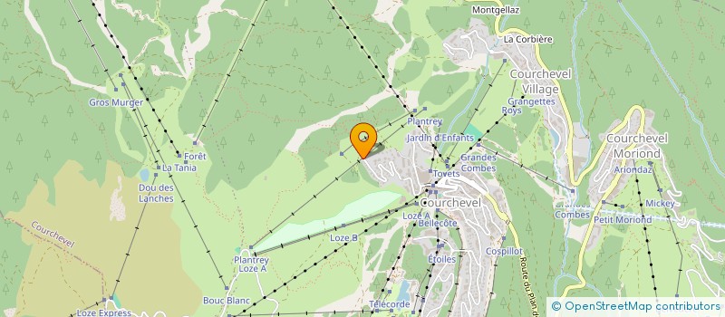 localisation de l'entreprise MONSIEUR NICOLAS EYMOND-DARU à COURCHEVEL