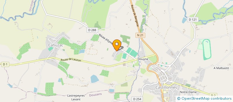 localisation de l'entreprise MONSIEUR NICOLAS FABBRI  MONTAURIOL