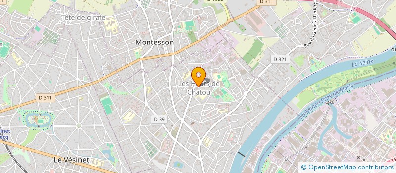 localisation de l'entreprise MONSIEUR NICOLAS FABRE  CHATOU