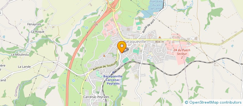 localisation de l'entreprise MONSIEUR NICOLAS FABRE  MOYRAZES