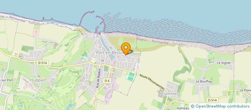 localisation de l'entreprise MONSIEUR NICOLAS FABREG  PORT-EN-BESSIN-HUPPAIN