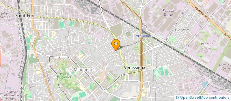 localisation de l'entreprise MONSIEUR NICOLAS FABRI  VENISSIEUX