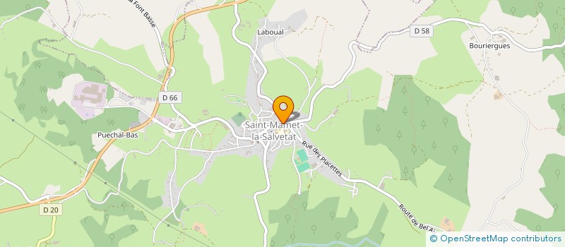 localisation de l'entreprise MONSIEUR NICOLAS FAGES à SAINT-MAMET-LA-SALVETAT