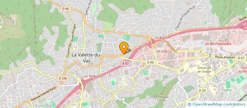 localisation de l'entreprise MONSIEUR NICOLAS FAIVRE à LA VALETTE-DU-VAR