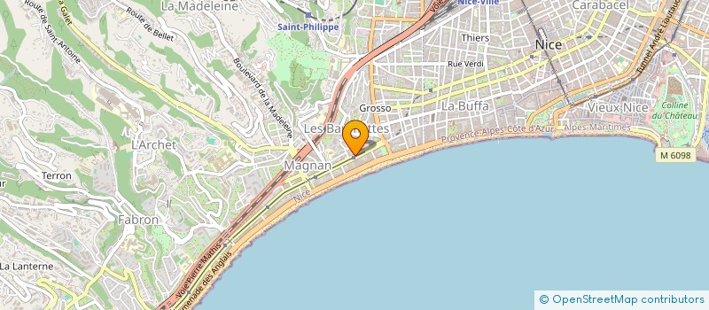 localisation de l'entreprise MONSIEUR NICOLAS FAIVRE à NICE