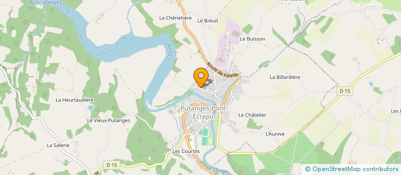 localisation de l'entreprise MONSIEUR NICOLAS FALGOUX à PUTANGES-LE-LAC
