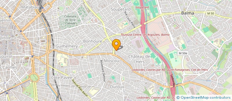 localisation de l'entreprise MONSIEUR NICOLAS FALLIERES à TOULOUSE