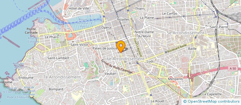 localisation de l'entreprise MONSIEUR NICOLAS FALQUE  MARSEILLE