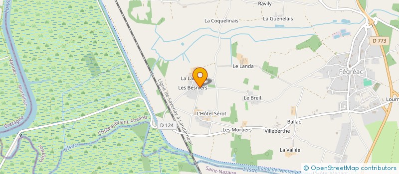 localisation de l'entreprise MONSIEUR NICOLAS FARGE  FEGREAC