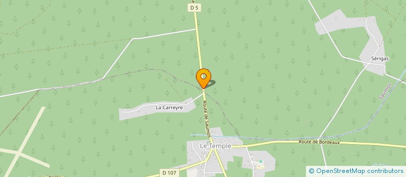 localisation de l'entreprise MONSIEUR NICOLAS FARNAULT  SAUMOS