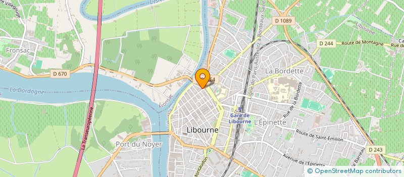 localisation de l'entreprise MONSIEUR NICOLAS FAUCHE à LIBOURNE