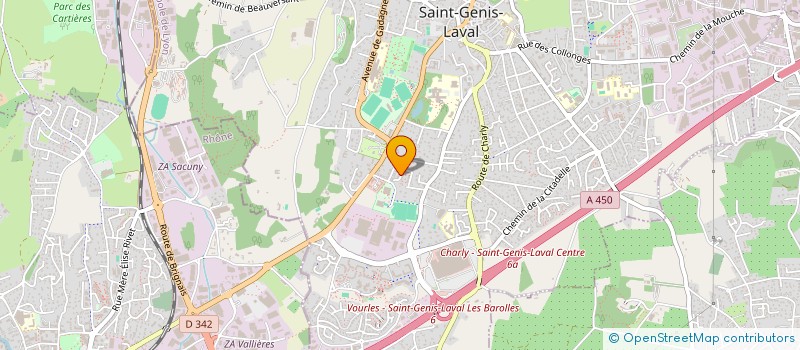 localisation de l'entreprise MONSIEUR NICOLAS FAUGA à SAINT-GENIS-LAVAL