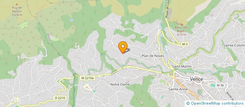 localisation de l'entreprise MONSIEUR NICOLAS FAURE à VENCE