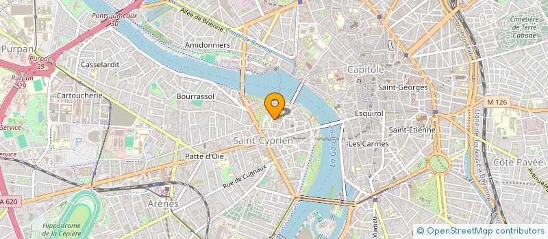 localisation de l'entreprise MONSIEUR NICOLAS FAURE  TOULOUSE