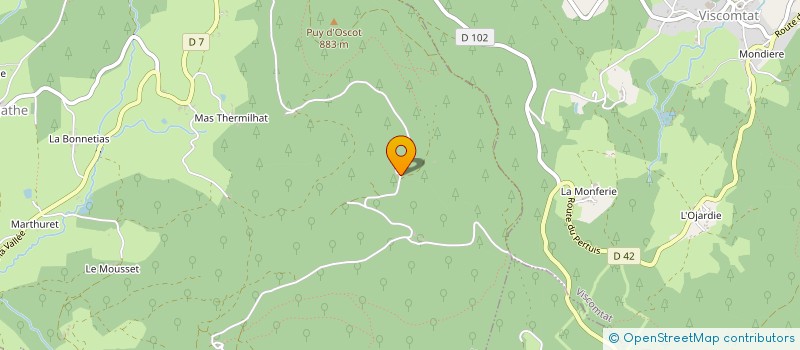 localisation de l'entreprise MONSIEUR NICOLAS FAURE  SAINTE-AGATHE