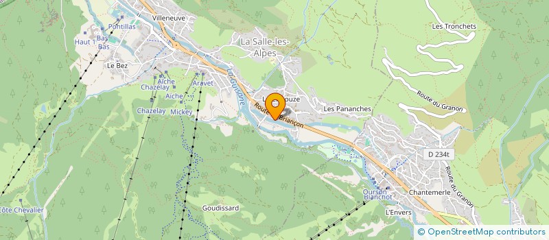 localisation de l'entreprise MONSIEUR NICOLAS FAVIER à LA SALLE-LES-ALPES