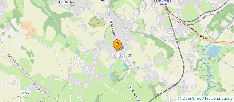 localisation de l'entreprise MONSIEUR NICOLAS FAVRE  LE PASSAGE