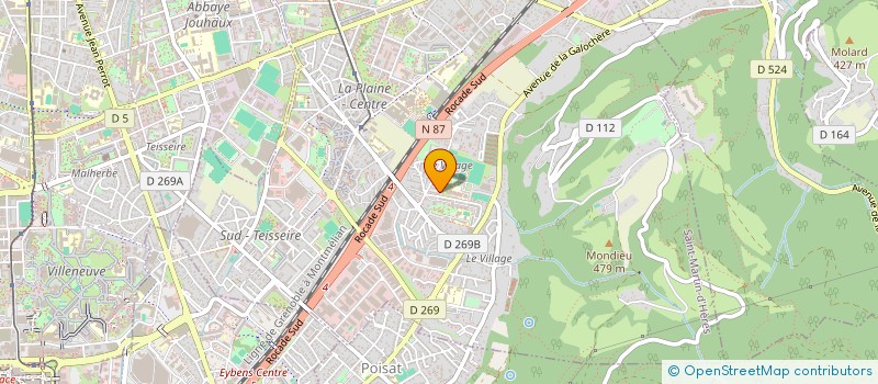 localisation de l'entreprise MONSIEUR NICOLAS FAYARD  SAINT-MARTIN-D'HERES