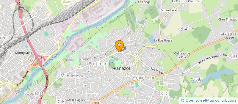 localisation de l'entreprise MONSIEUR NICOLAS FAYAUD à PANAZOL