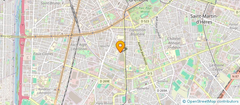 localisation de l'entreprise MONSIEUR NICOLAS FAYETTE à GRENOBLE